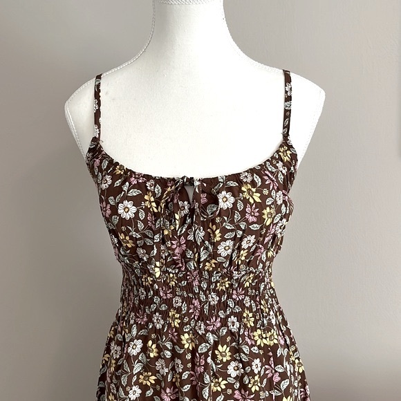 2/$25  NWT Bluenotes Floral Print Midi Dress with Slit - Small - Picture 2 of 10